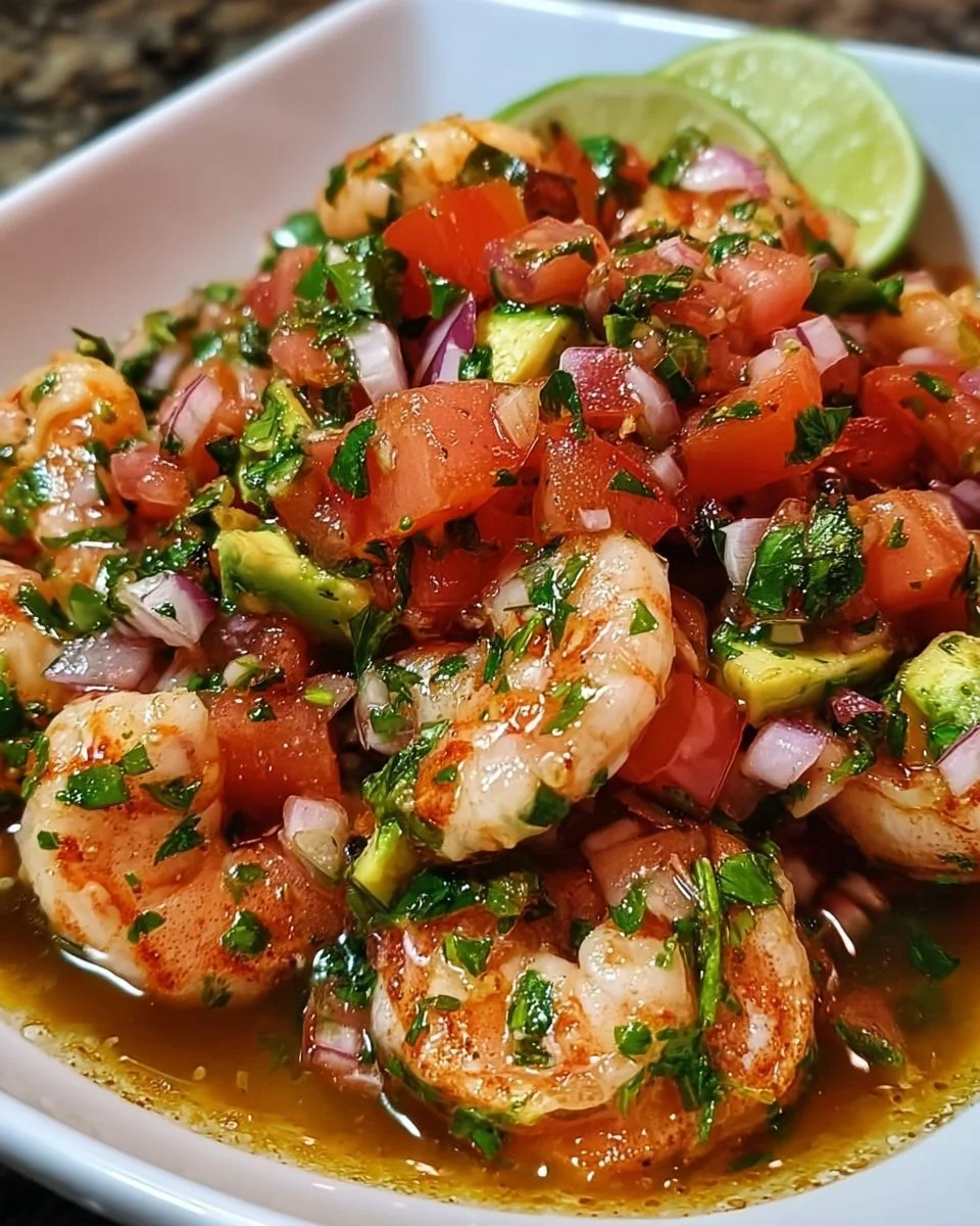 Chili Lime Shrimp Ceviche
