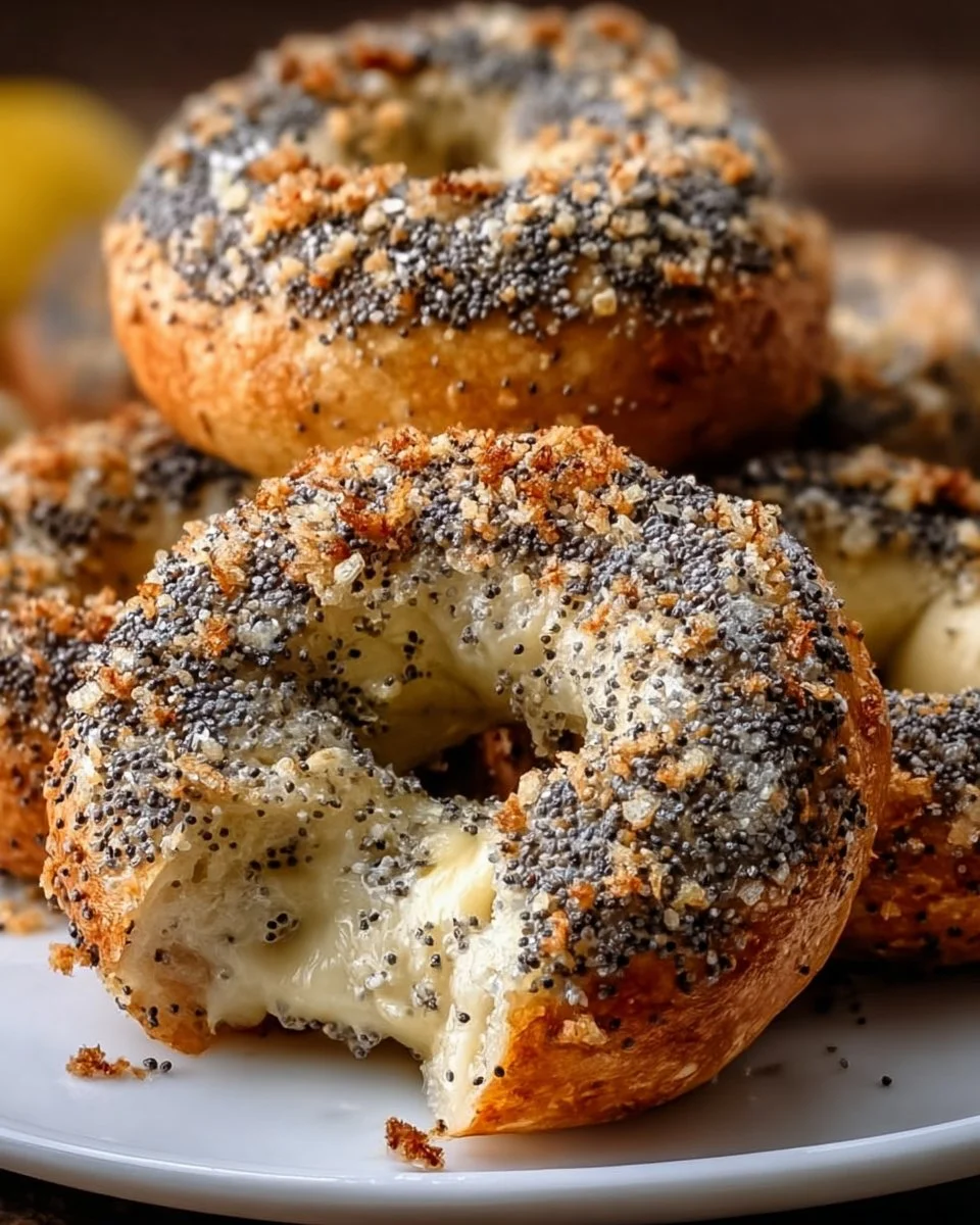 Lemon Poppy Seed Bagels