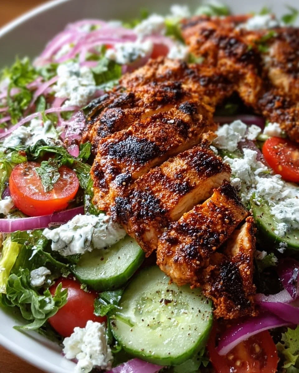 Spiced Grilled Chicken Salad