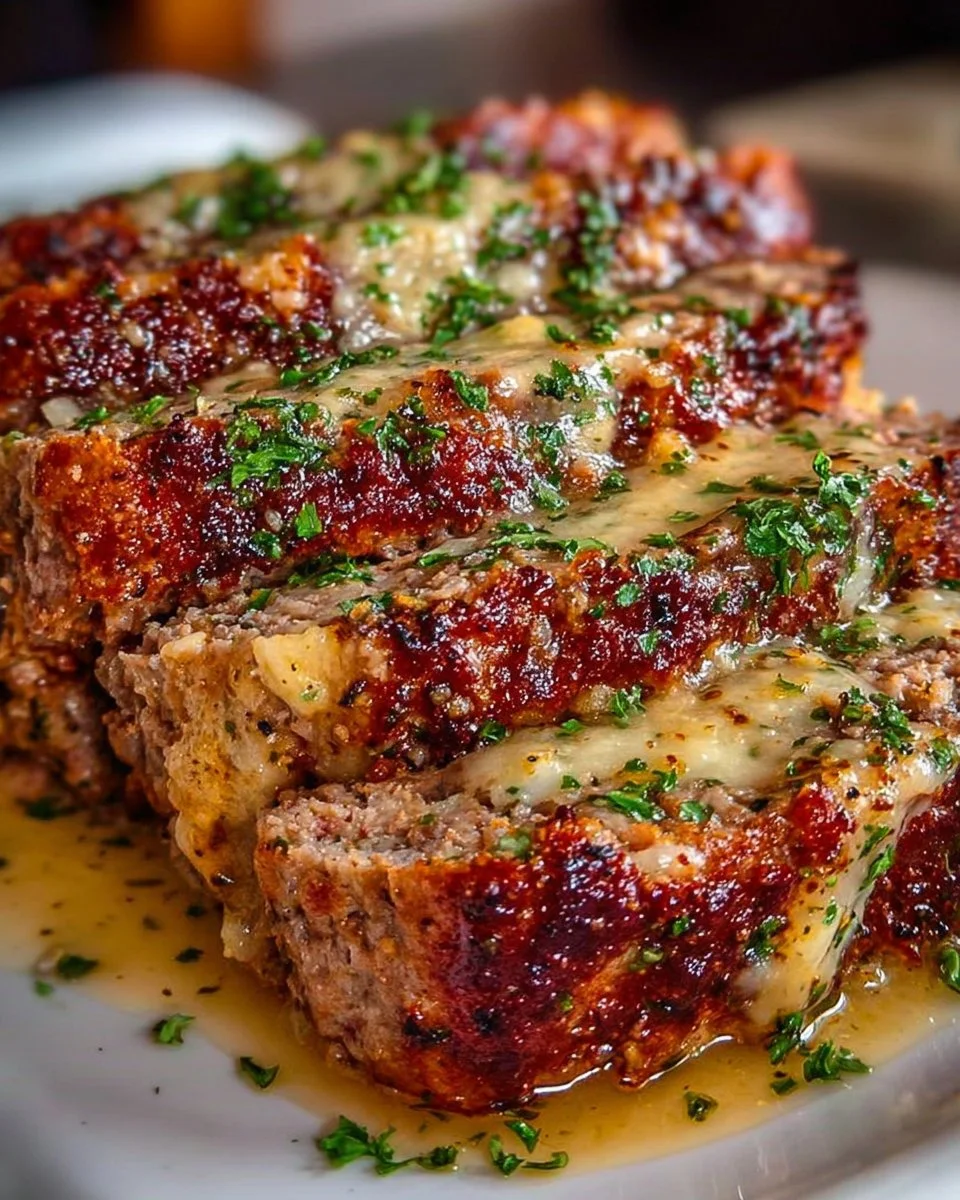 Garlic Parmesan Meatloaf