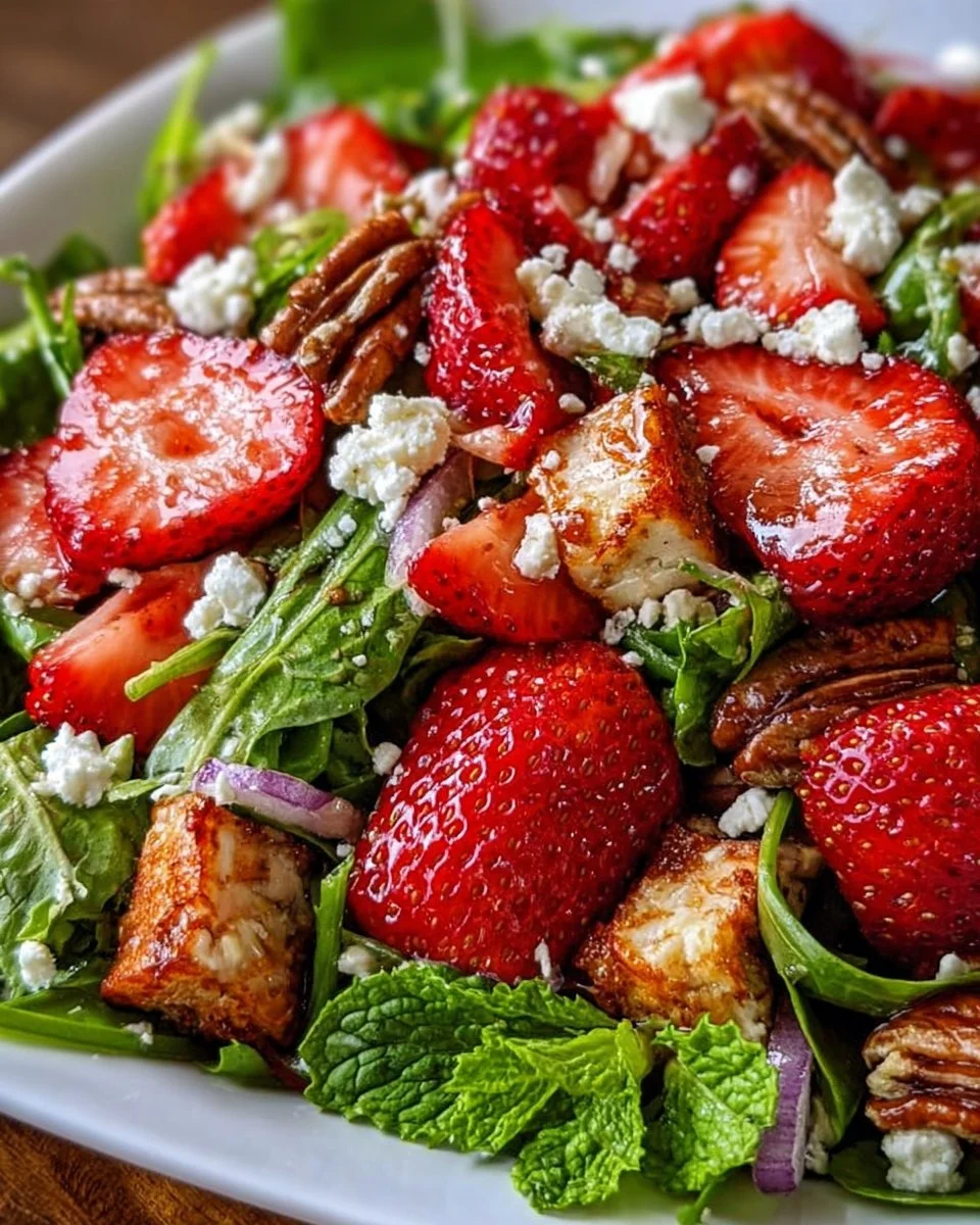 Grandma’s Strawberry Feta Salad