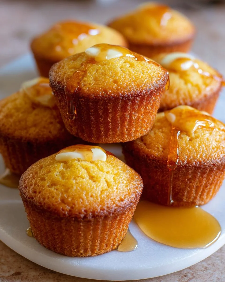 Honey Cornbread Muffins