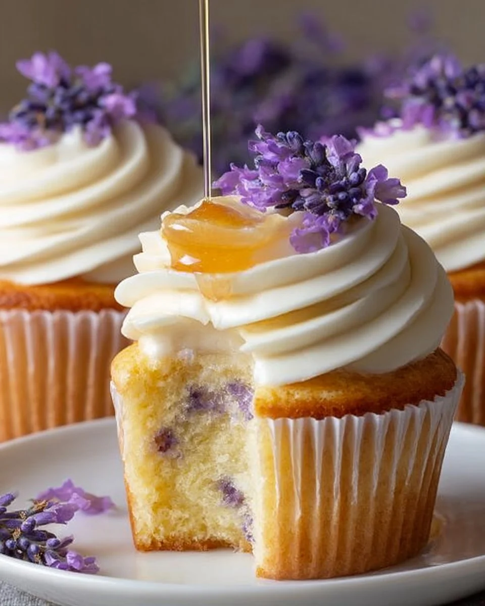 Lavender Honey Cupcakes