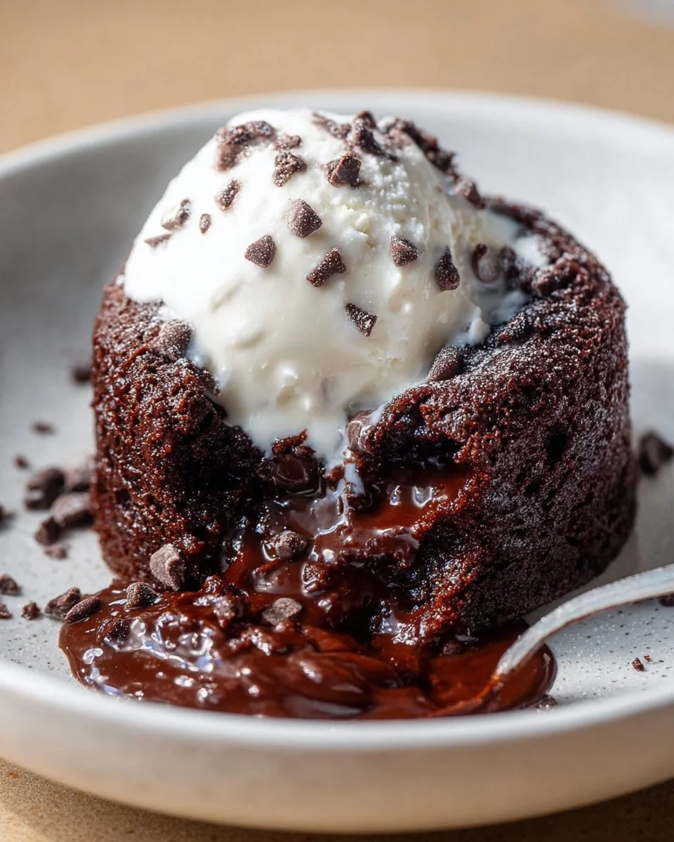 Delicious microwave mug brownie ready to enjoy in minutes.