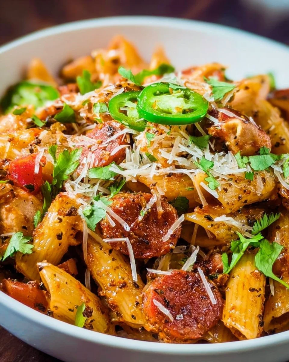 Chorizo and Chicken Pasta