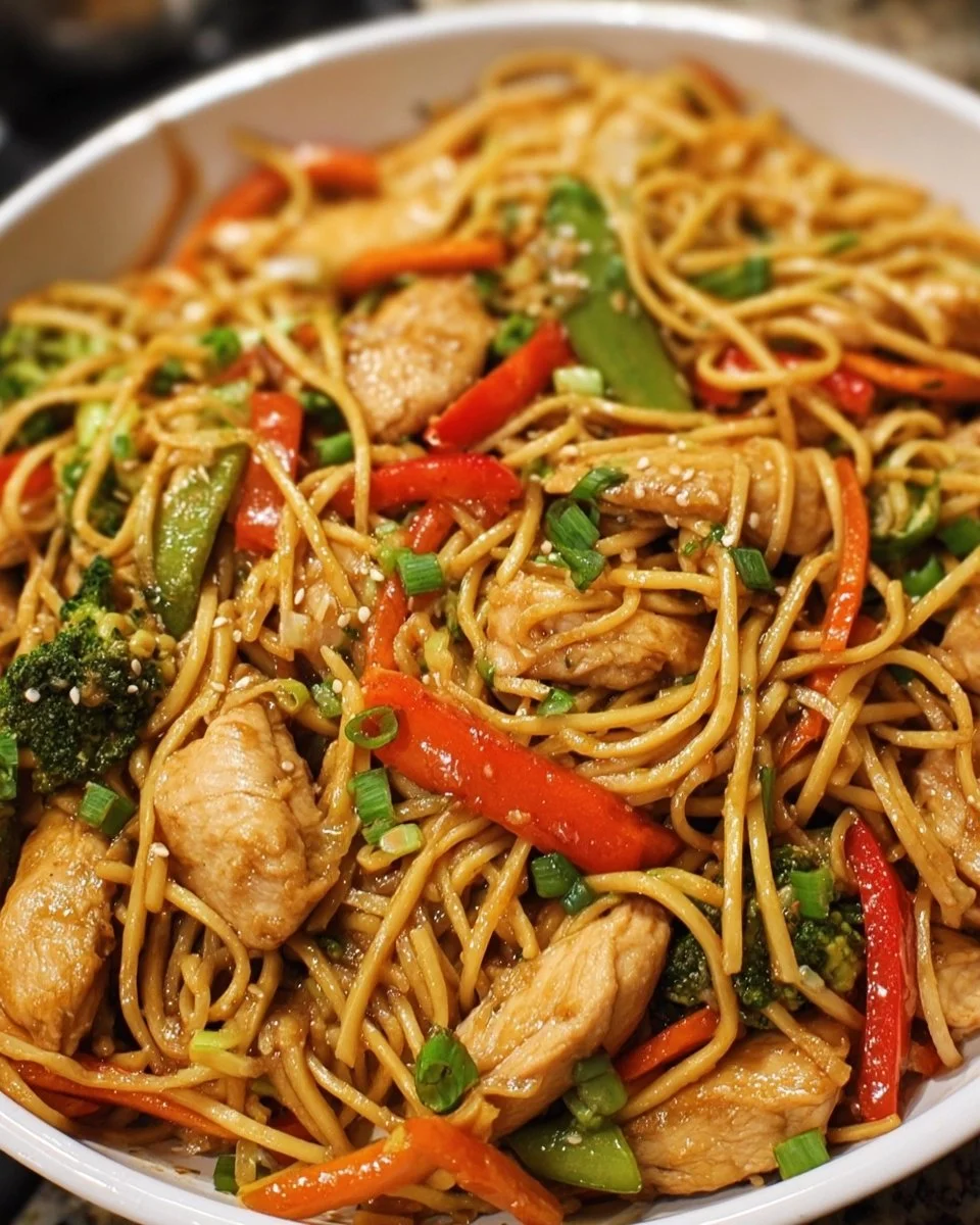 Easy Chicken Lo Mein