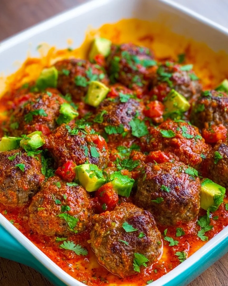 Mexican Beef Meatballs