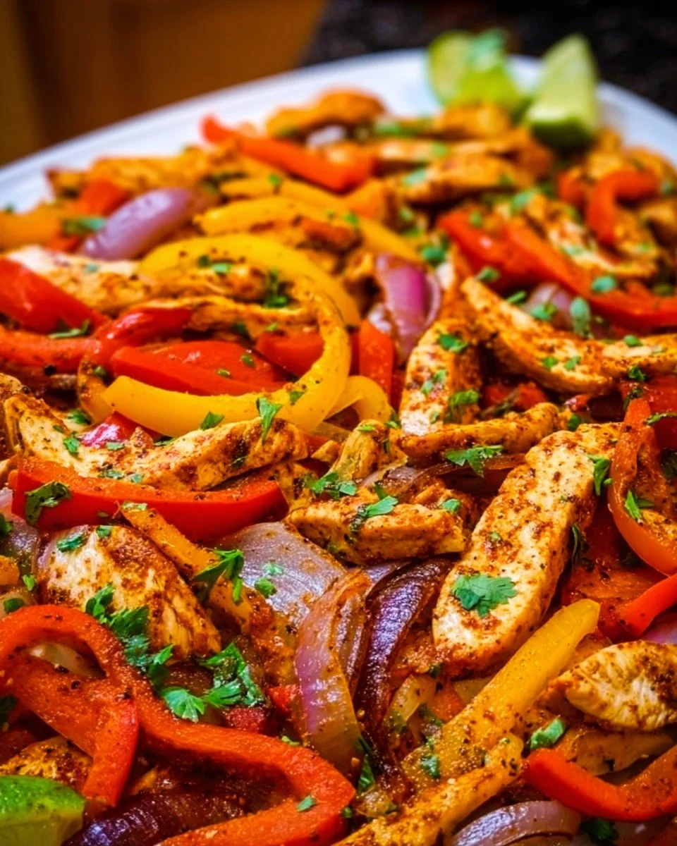 Sheet Pan Chicken Fajitas