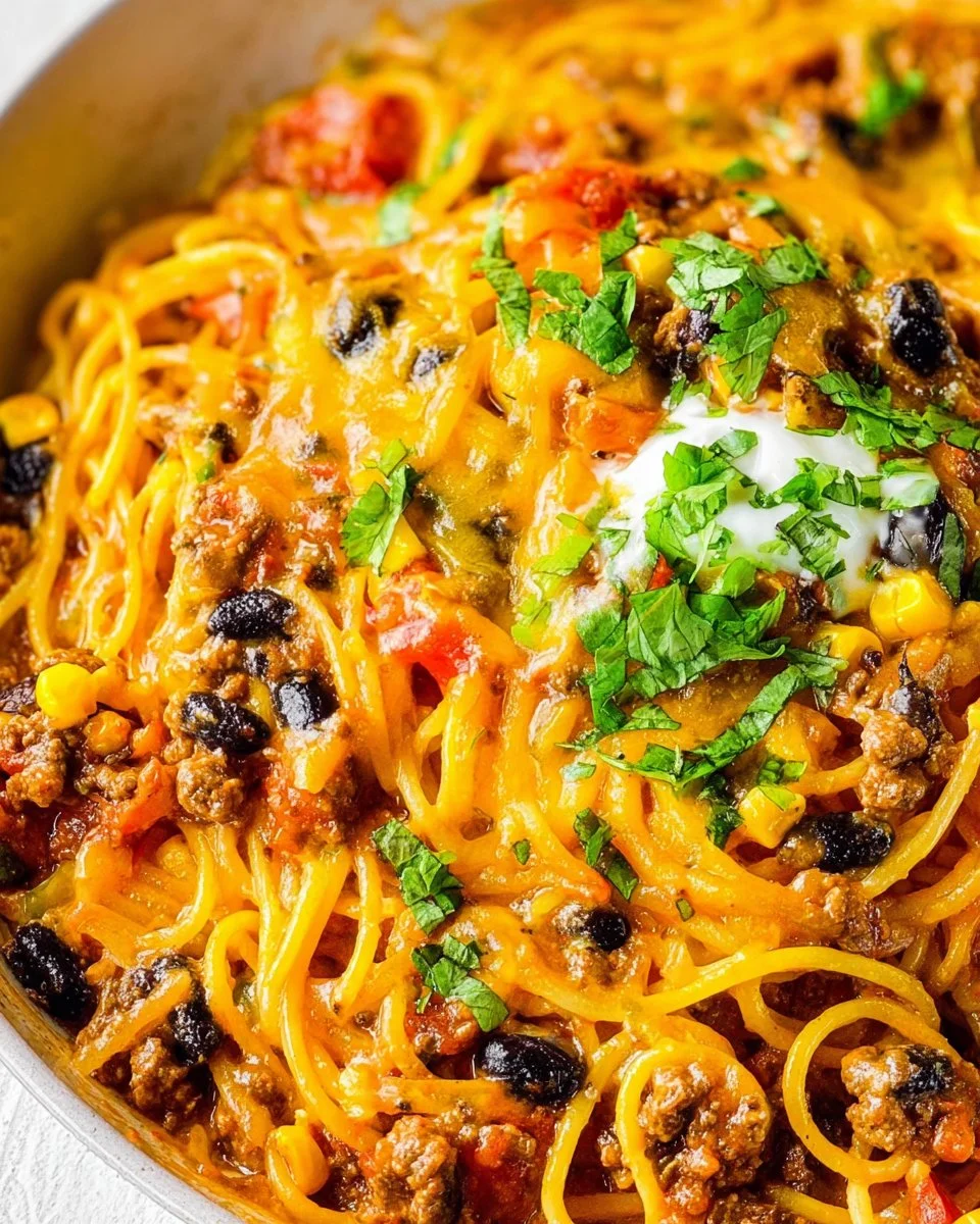 Taco Spaghetti Bake